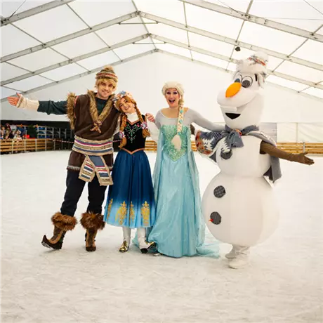 Die große Eisbahn Eröffnung