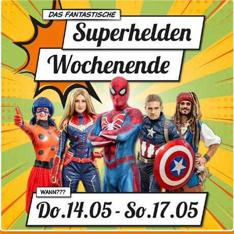 Superhelden Wochenende