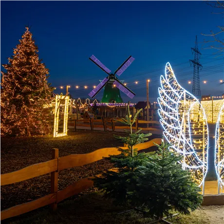 Feuerwehr Weihnachtsparade Finale im Holland-Park